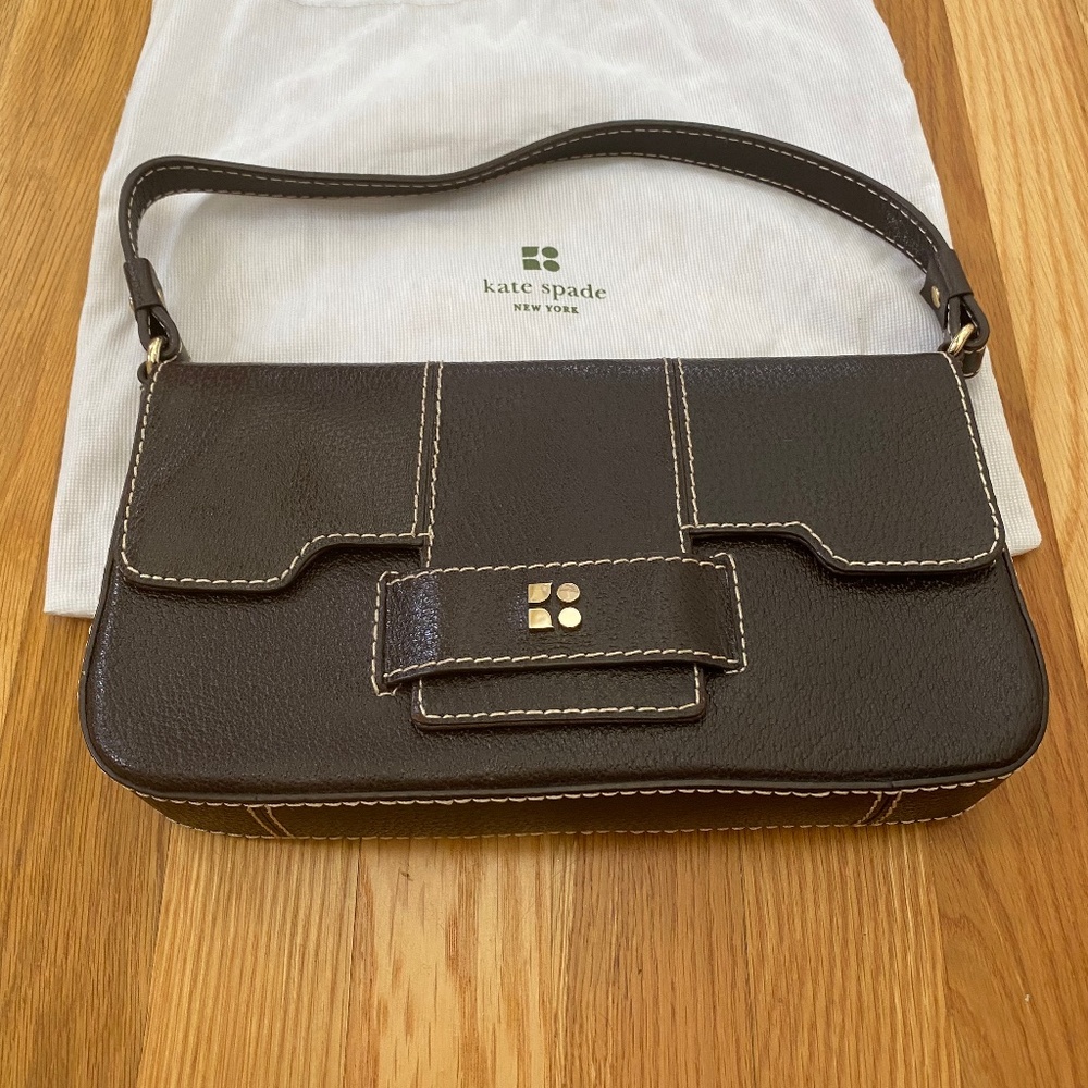 Kate spade leather brown handbag
